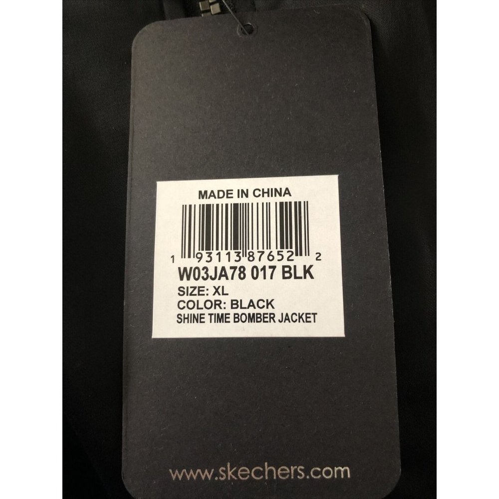 Skechers Women's Shine Time Bomber Jacket XL - Picture 4 of 7